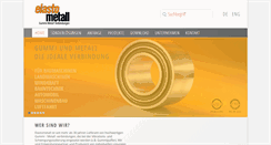 Desktop Screenshot of elastometall-produkte.de